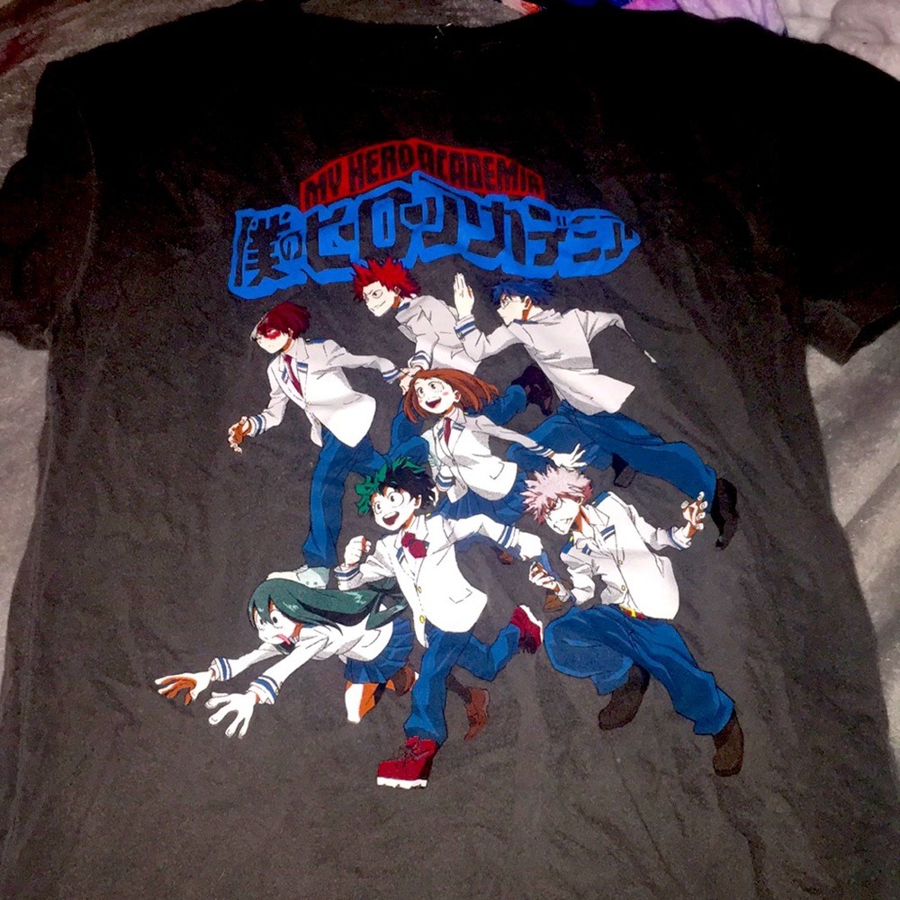 My hero acedemia hottopic shirt